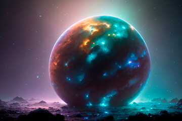 Wall Mural - generative concept art illustration. generative ai.