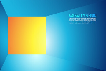Wall Mural - Abstract background and geometrical gradient. Abstract decoration, art collection, minimalist design with dynamic colorful overlay. Vector Illustrator