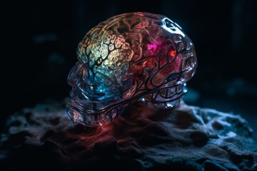 crystal brain. Generative AI