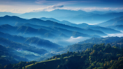  Beautiful mountain background., Illustration AI Generative