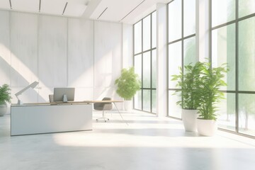 Wall Mural - Empty modern office space