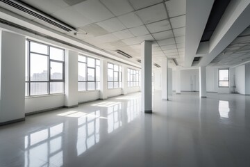 Wall Mural - Empty modern office space