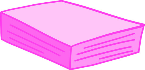 Wall Mural - Pink book