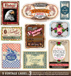 © Designpics - Vintage Labels Collection - 9 design elements with original antique style -Set 3