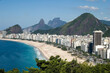 View from copacabana Beach, Rio de Janeiro, Brazil