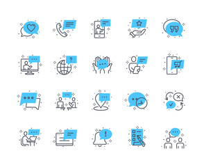 Message icons color set