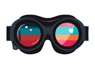 Sticker - Fashion goggles for swimming