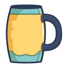 Canvas Print - mug of beer icon