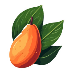 Sticker - Juicy fruit mango healthy eating