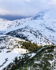 Canvas Print - The winter Tatra Mountains	
