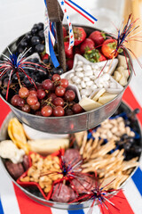 Wall Mural - July 4th Charcuterie board