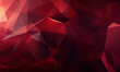 © GRAFISPHOS - Abstract maroon color background or wallpaper with polygons, triangles or concave geometries, Generative AI