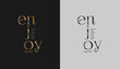 Enjoy Every Moment typography slogan for t shirt printing, tee graphic design. 