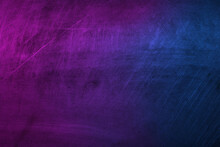 Ripped Background, Dark Background With Blue And Magenta Highlights, Old And Black Textured Background.