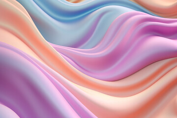 an impressive 3d artwork in the form of colors. generative ai.