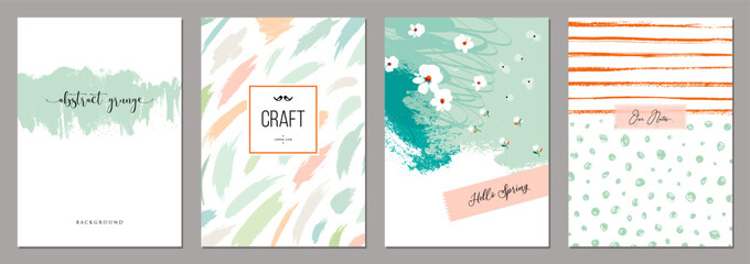 Wall Mural - abstract grunge universal artistic templates. suitable for poster, business card, invitation, flyer,