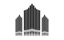 Triple Pipe Organ Music Instrument Organist Vector