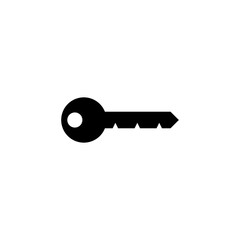 Wall Mural - Old key icon isolated on transparent background