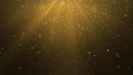 Wall Mural - abstract glitter particles falling slowly motion on purple background, snow falling concept, celebra