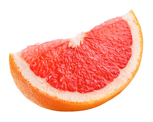 Canvas Print - grapefruit isolated on white background, full depth of field