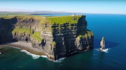 World Famous Cliffs of Moher in Ireland