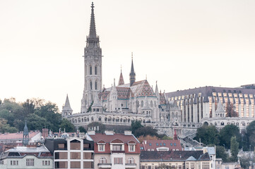 Sticker - Matthias Church in Budapest, Hungary.