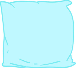 Wall Mural - Blue pillow