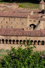 Wall Mural - Summer cityscape, views of old buildings and streets in the city of Barcelona, ​​public places.