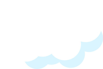 Wall Mural - cloud illustration design