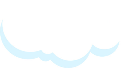 Wall Mural - cloud illustration design
