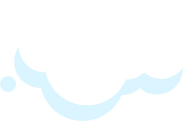 Wall Mural - cloud illustration design