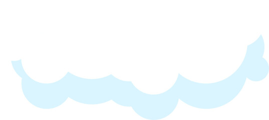 Wall Mural - cloud illustration design