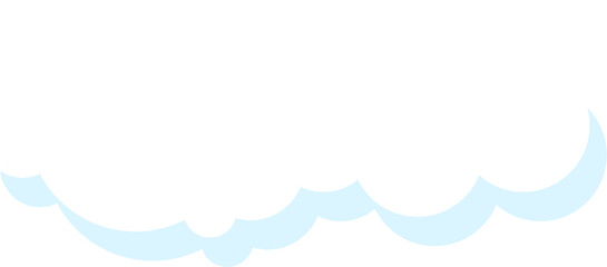 Wall Mural - cloud illustration design