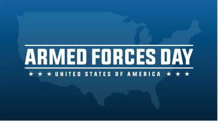 Wall Mural - united states of america armed forces day modern creative banner, design concept, social media post 
