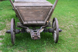 Fototapeta Sypialnia - Old Wooden Vintage Cart in Rural.