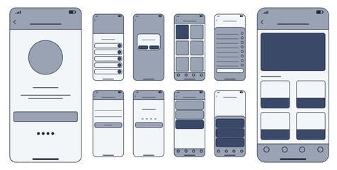 UI Element Illustration Set Collection