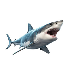 Wall Mural - shark on a transparant background, PNG