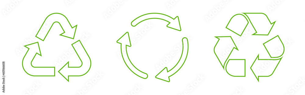 Reduce, reuse, recycle symbol Stock Vector | Adobe Stock