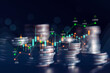 © Kiattisak - Business finance and investment concept, Capital gain world money economic growth. coin stack financial graph chart, market report on cash currency concept.