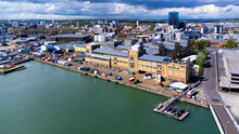 National Oceanography Centre Building In The Port Of Southampton On The Channel Coast In Southern England, United Kingdom