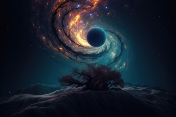 Wall Mural - sky with stars