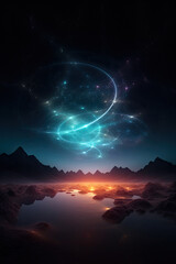 Wall Mural - sunrise over the sea