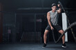 © A. Frank/peopleimages.com - Fitness, battle ropes and man at the gym doing strength, cardio and challenge workout. Strong, energy and male athlete doing exercise or training with equipment for health and wellness in sports club