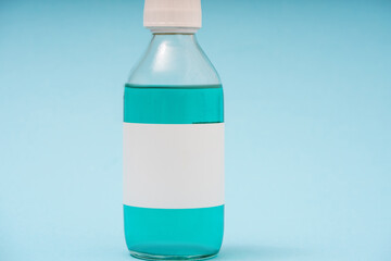 Poster - glass bottle with chemicals