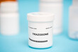Trazodone medication In plastic vial