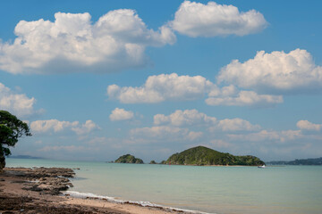 Canvas Print - Paihia waterfront landscape