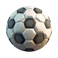 Futuristic Soccer Ball created with Generative AI technology