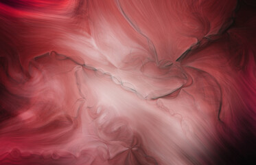Wall Mural - Abstract red blur texture. Blurred veins water stream backdrop with a smoke style. Smooth motion illustration for your graphic design, banner, background, wallpaper or poster. 3D rendering