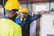 © chokniti - professional business industry technician wearing safety helmet working to maintenance service and checking factory equipment, a work of engineer occupation in manufacturing construction technology