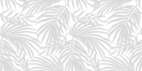 Wall Mural - Tropical exotic leaves or plant seamless pattern for summer background and beach wallpaper